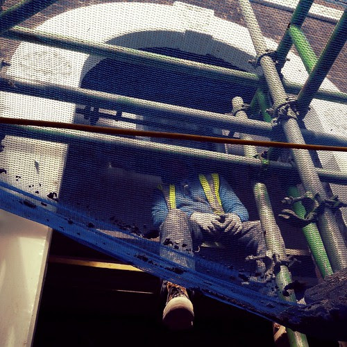 The Builder on the Cally Road by caledonianpark