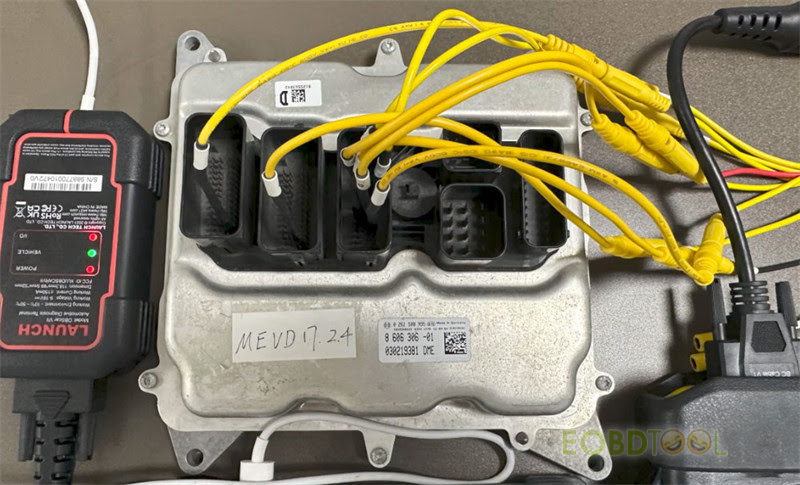 launch x431 immo elite replace bmw engine computer 4