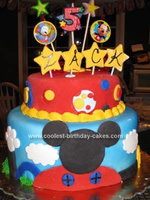 Birthday Cake Decorating Ideas on Mouse Clubhouse Cake Decorations Mickey Mouse Birthday Party Ideas