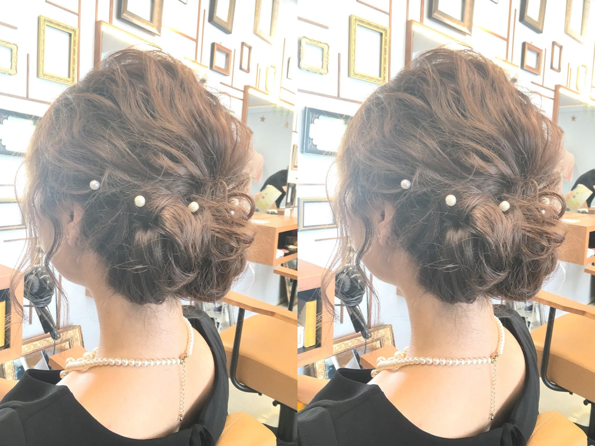 結婚式 二次会おすすめお呼ばれヘア お客様ヘアセット
