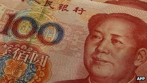 100 Yuan note 