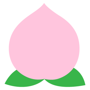 桃イラスト5 花 植物イラスト Flode Illustration フロデイラスト