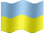 Medium animated flag of Ukraine