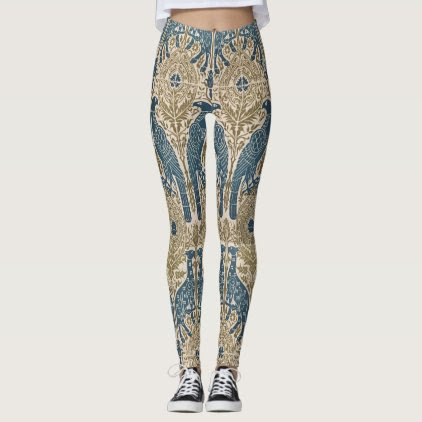 Art Deco knit leggings