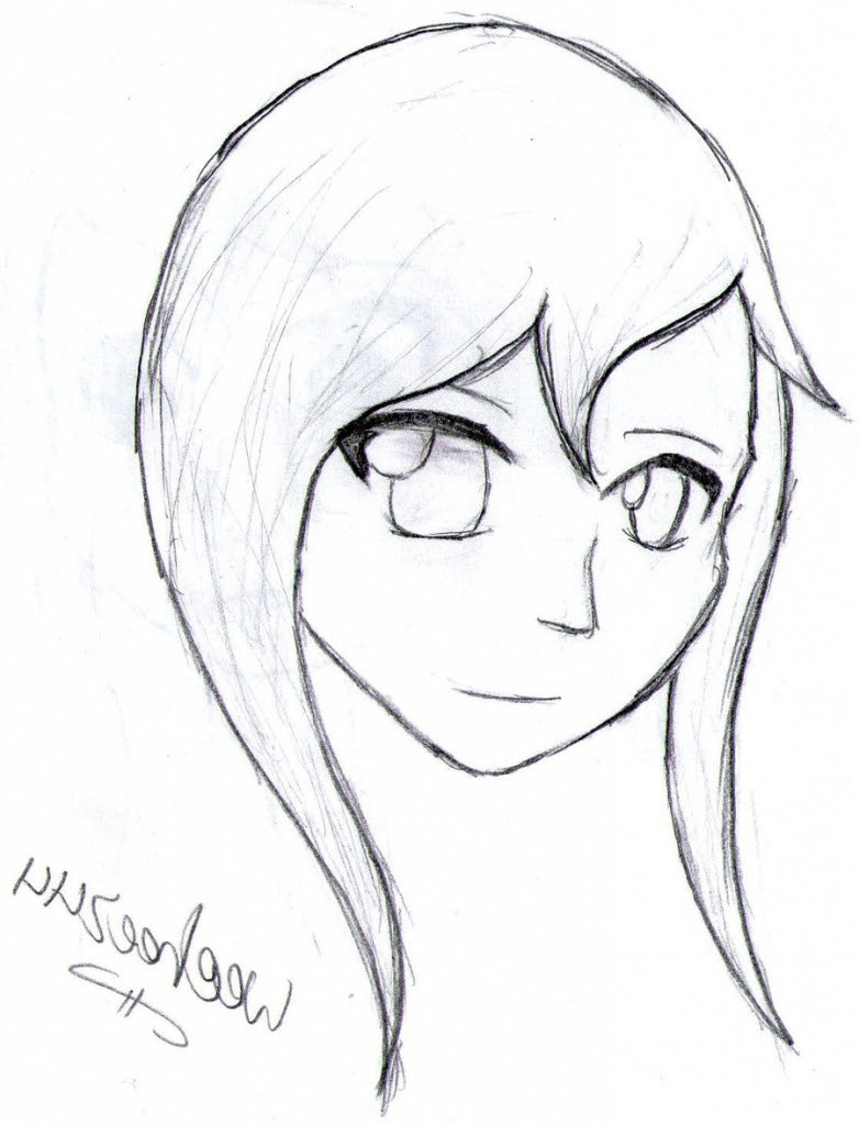 Easy Face Drawing Pencil At Getdrawings Free Download