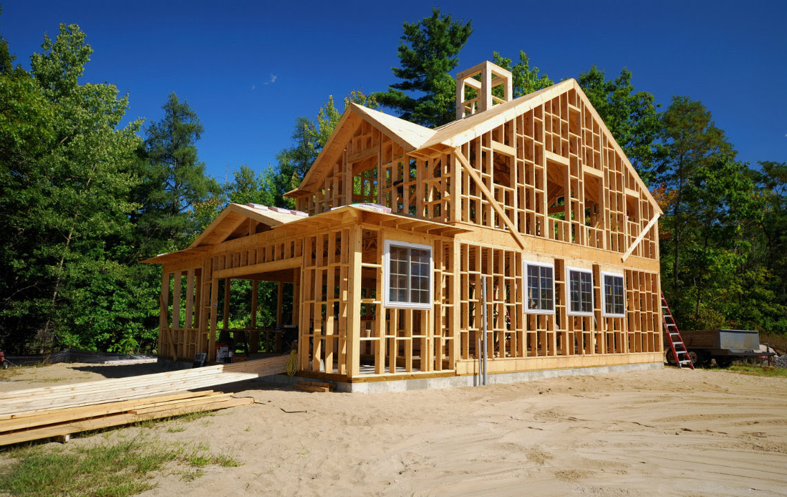 Clearing land for building a house