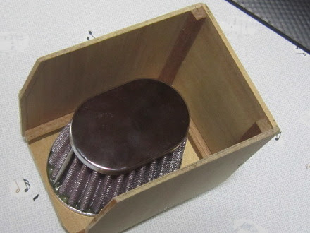 雨対策のためエアクリ パワーフィルタ の自作カバー製作 ソロギターのしらべ練習帳