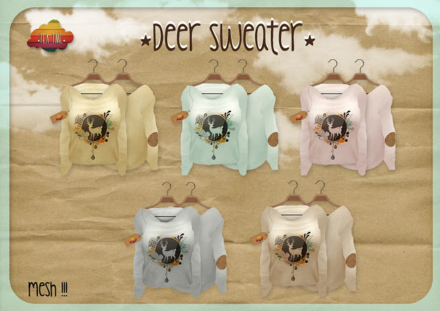 DEER SWEATER *Tea Time* NEW!!! <3