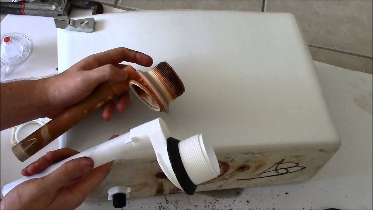Replace a Leaking Toilet Flush Valve - YouTube