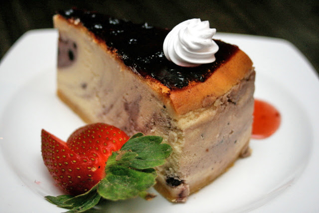 Blueberry cheesecake