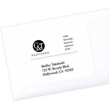Avery Shipping Labels, TrueBlock® Technology, Permanent Adhesive, 3 1/2