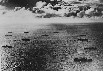 A convoy and its life-giving cargo--ever vulnerable to attack