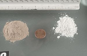 Heroin powders