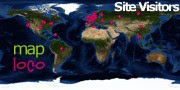 Locations of Site Visitors