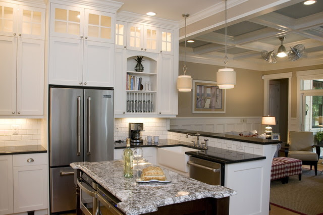 Coastal Retreat - beach style - kitchen - raleigh - by Southern ...