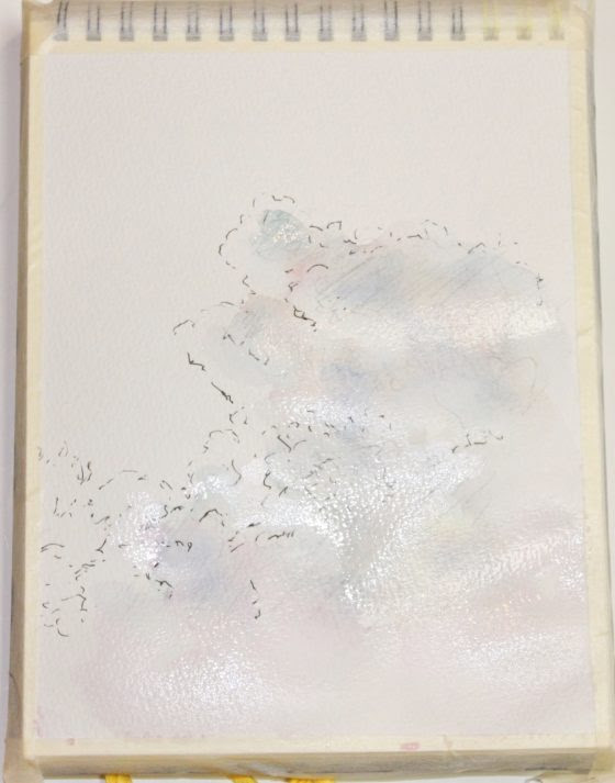 透明水彩で雲を描くースケッチ編ー 北原 千 Sen Kitahara Art Works