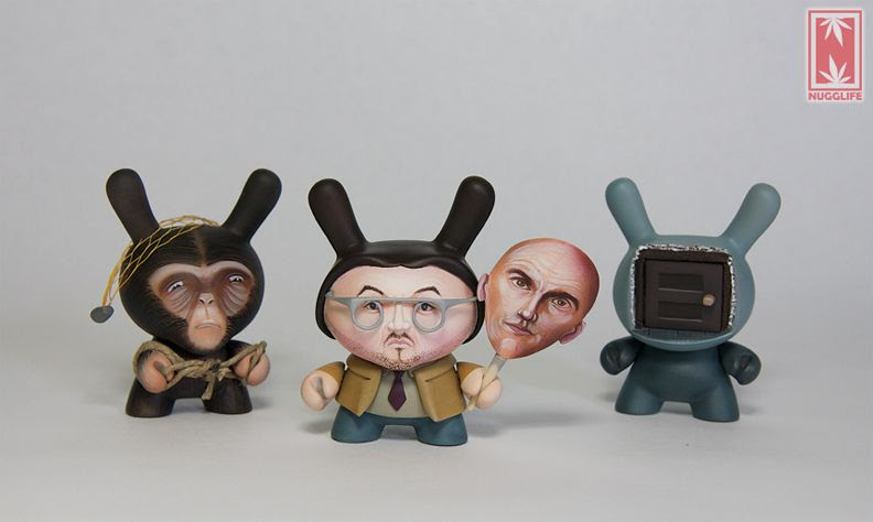 Ian Ziobrowski’s “Being John Malkovich” Custom Dunny Set!