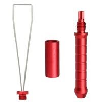 Amazing Keyboard Keycap Puller Adjuster For Mechanical Keyboard
Cleaning Tool Aluminium Alloy Multi-function Red Key Cap Remover