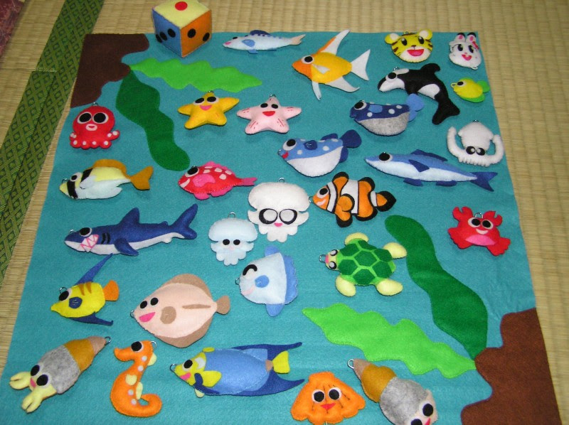 フェルトのお魚釣りセット 弐 ずんういあ
