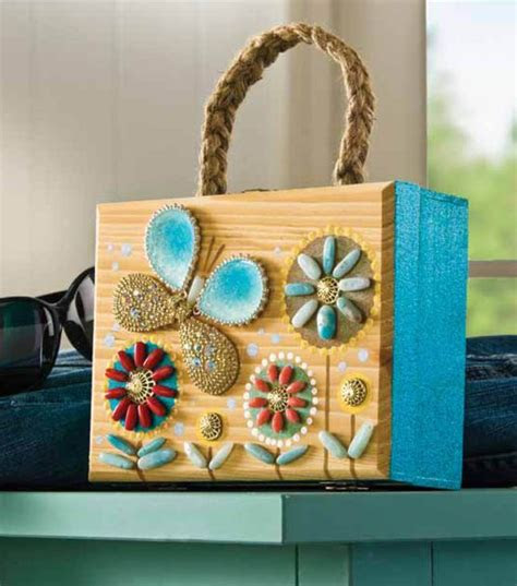upcycle wood purse dress purse diy wooden box idea