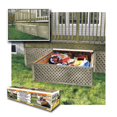 adjustable  deck drawer rona outdoor shed garden