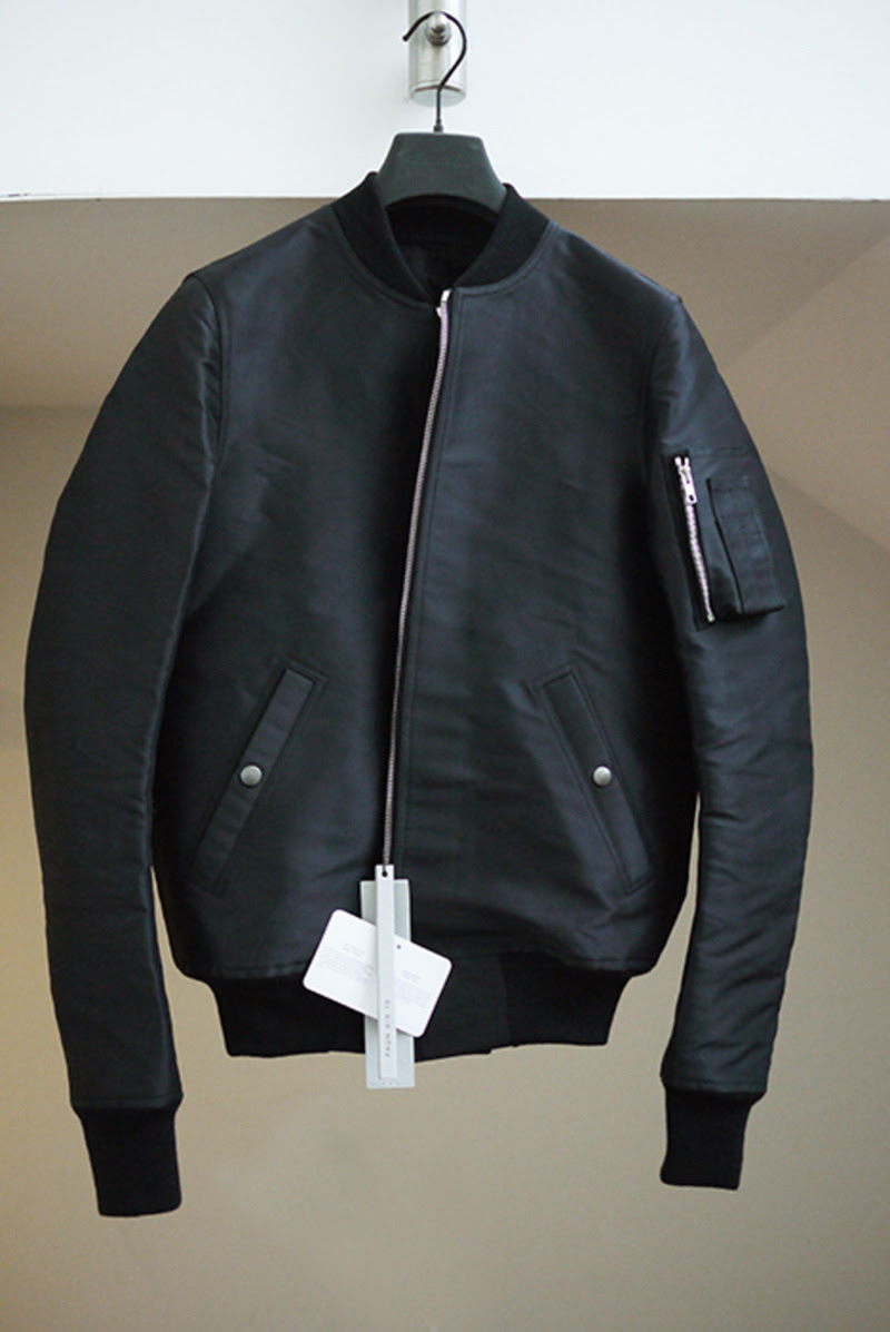 Rick Owens Silk Bomber Ss14 S