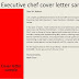 Executive Sous Chef Cover Letter / We did not find results for: