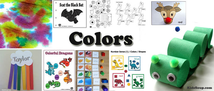 Colors Preschool Activities, Lessons, and Worksheets | KidsSoup