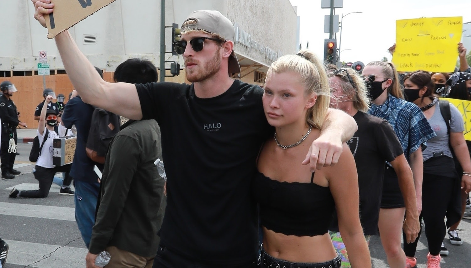 Logan Paul & Girlfriend Josie Canseco Show Their Support ...