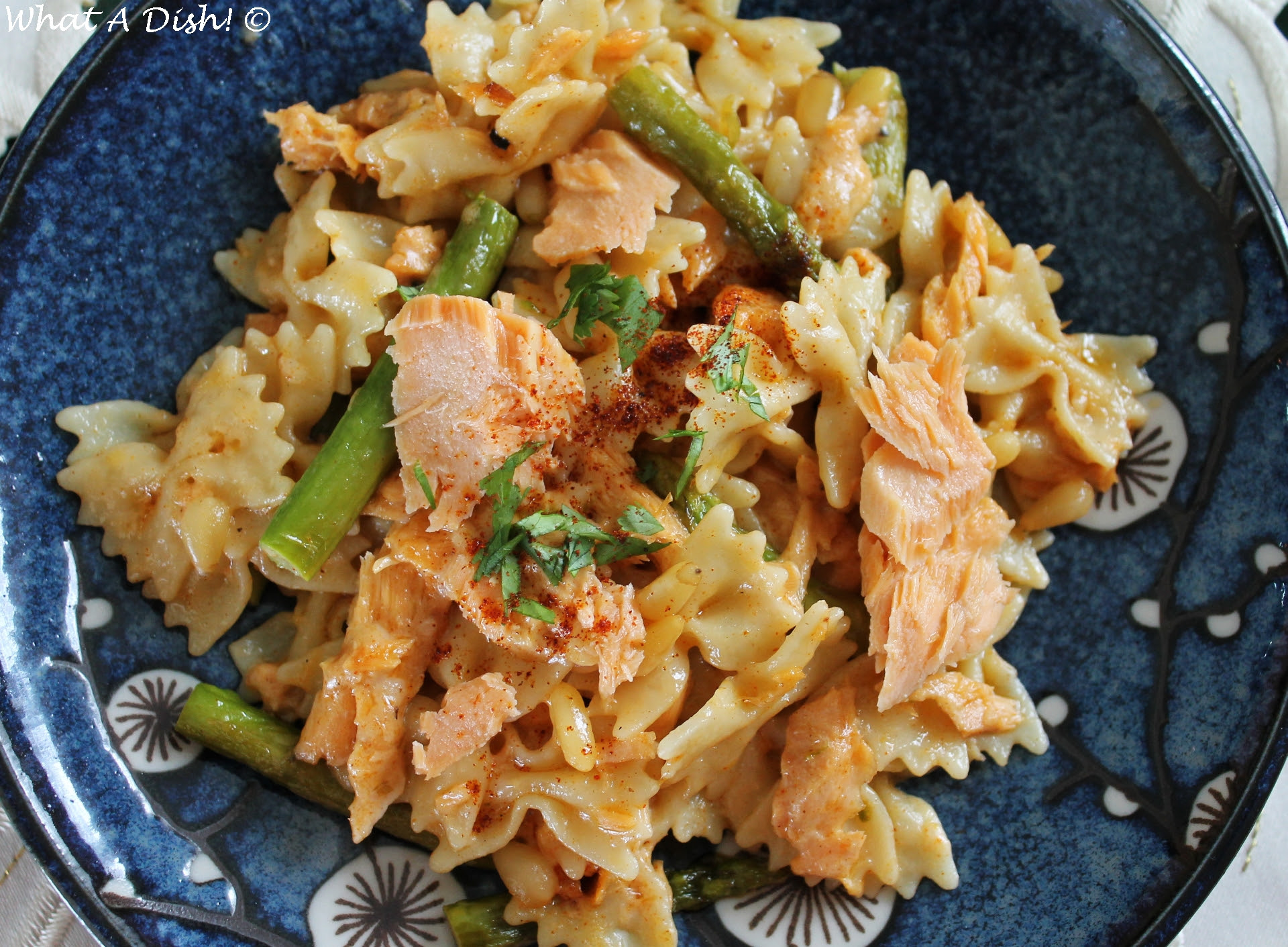 What A Dish!: Smoked Salmon & Asparagus Pasta