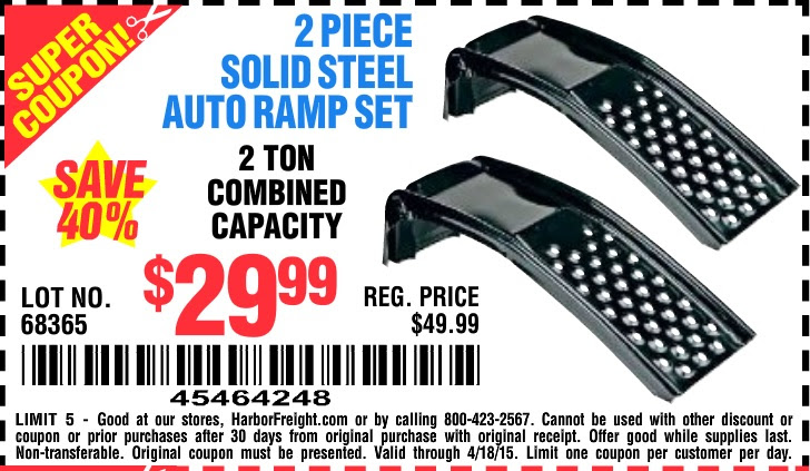 Harbor Freight Tools Coupon Database - Free coupons, 25 percent off coupons, toolbox coupons - 2 ...