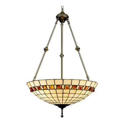 3 Light Inverted Pendant