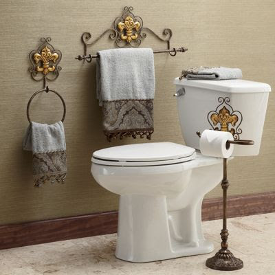Fleur-de-lis Bath Accessories from Ginny's