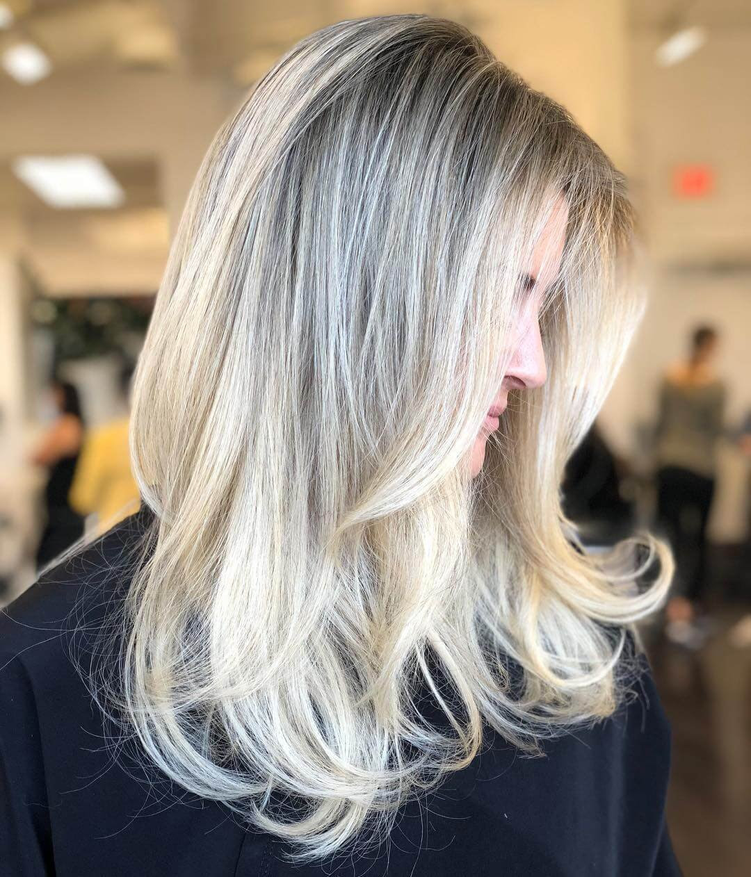 blowout hair cut