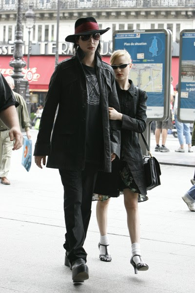 Evan Rachel Wood and Marilyn Manson