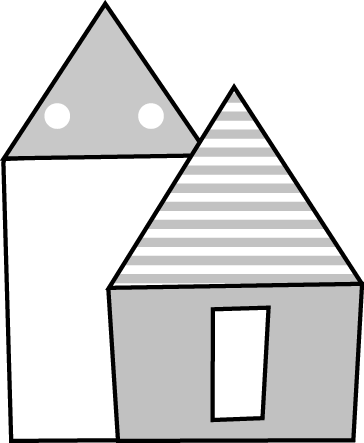 ポップな家のイラスト 無料イラスト フリー素材