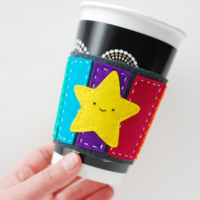 Mario Kart Rainbow Road Coffee Cuff