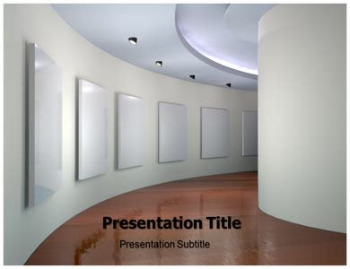 art gallery  powerpoint  fully editable