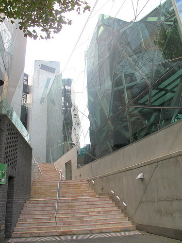 Federation Square, City Circle Tram, Melbourne Australia