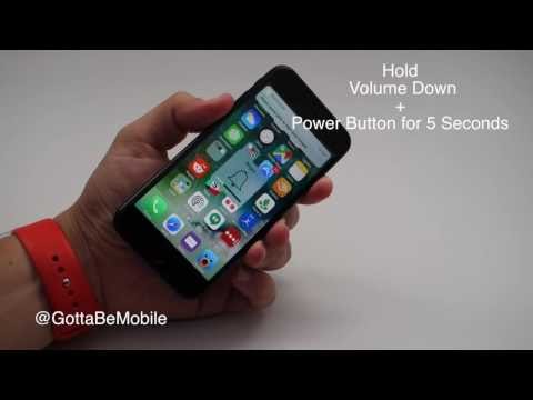 How to Force Restart or Hard Reset iPhone 7