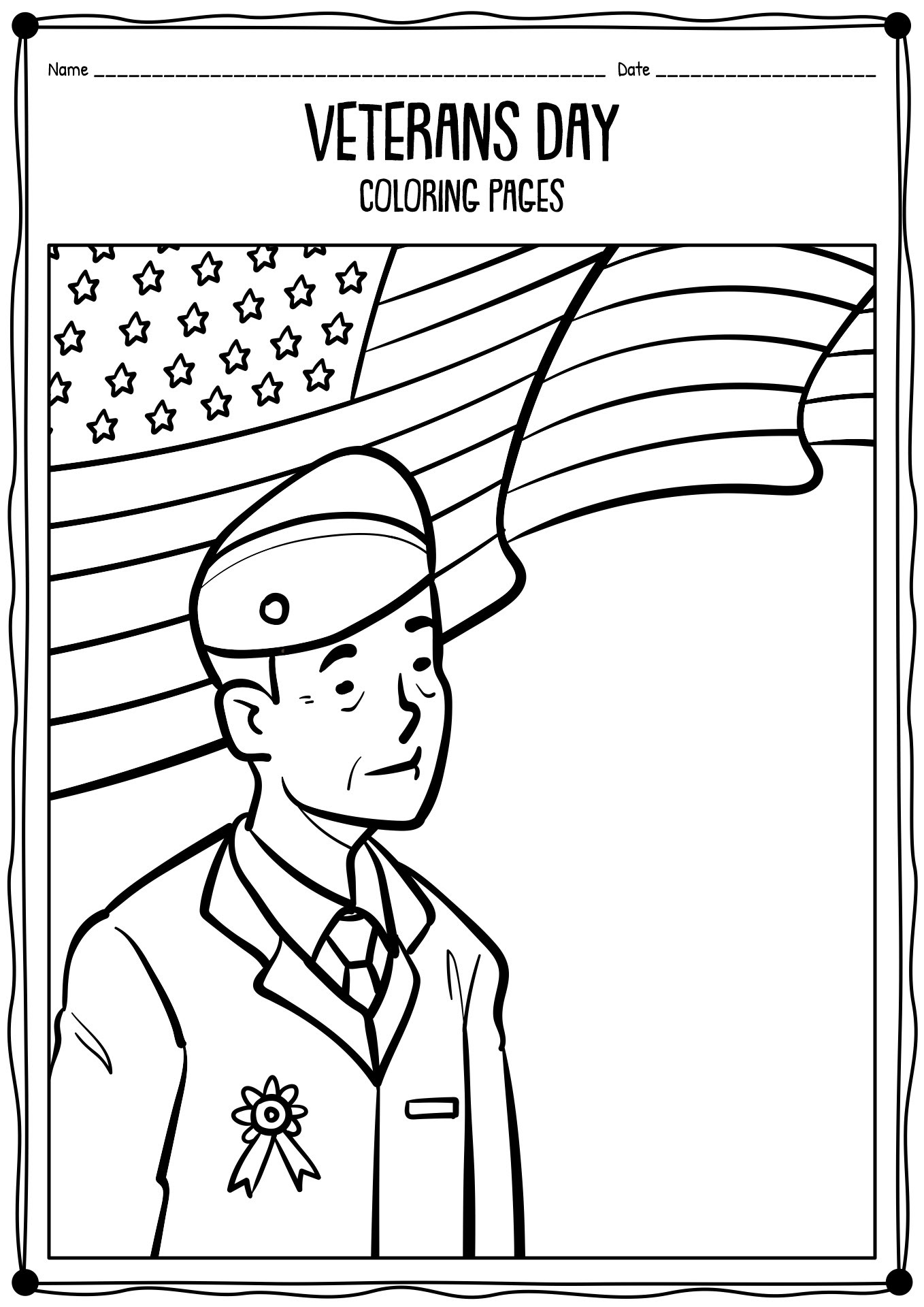 9 Best Images of Veterans Day Printable Worksheets Preschool - Free
