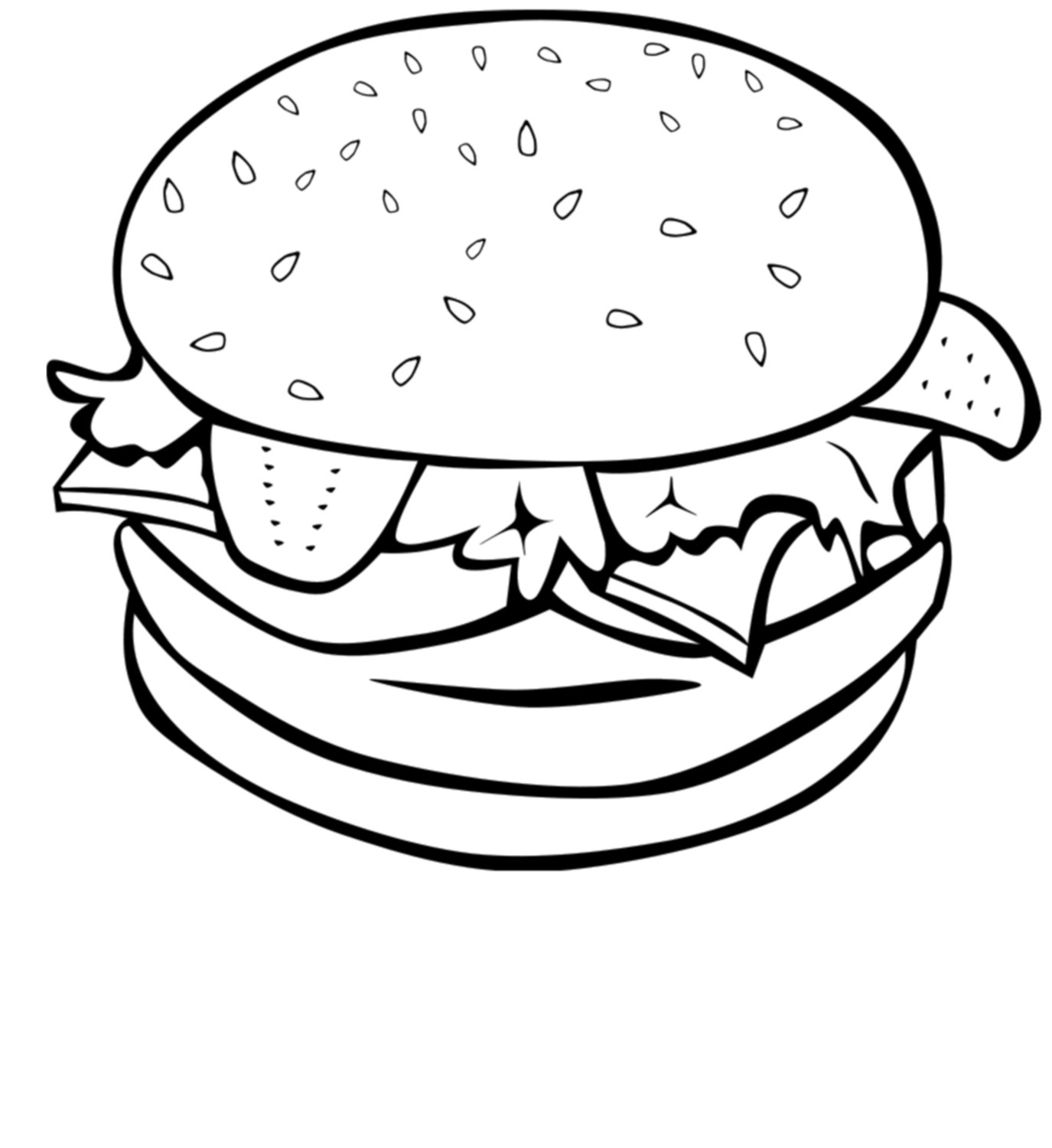 Free Hamburger Cliparts Black Download Free Hamburger Cliparts Black Png Images Free Cliparts On Clipart Library