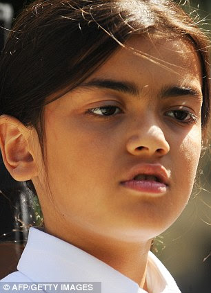 What a cutie: Nine-year-old Blanket looks like he'll be a heartbreaker when he's a young man