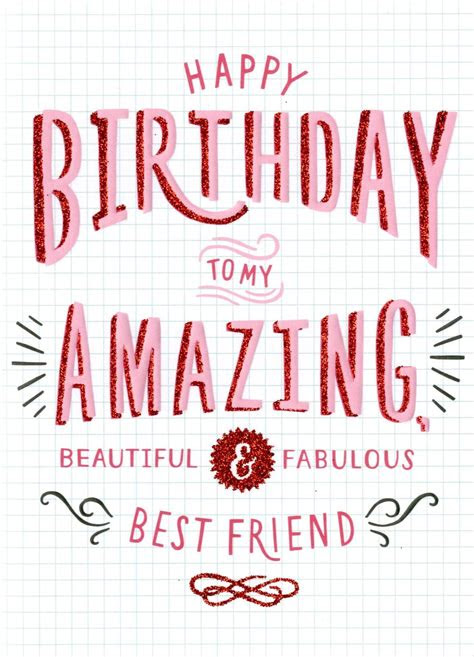 It's a tangible reminder that someone cares enough to take the time and effort to send you a personal message. amazing best friend birthday card cards love kates