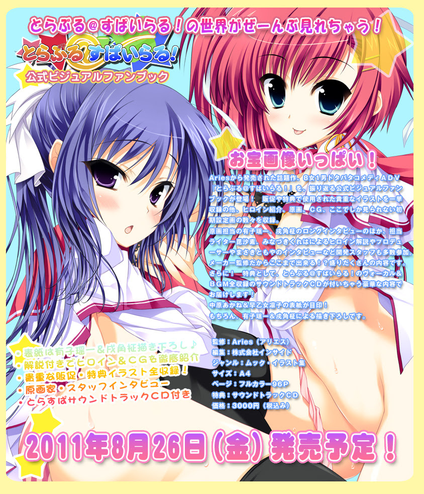 公式ビジュアルファンブック紹介 とらぶる すぱいらる