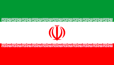 Iran's flag, from FOTW Flags Of The World website at http://flagspot.net/flags/