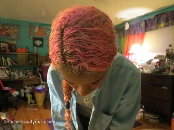 How To Dye Dark Black Hair Pastel Pink Offbeat Look