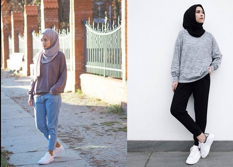 8 Tutorial Hijab Casual Segi Empat Simpel Dan Menarik