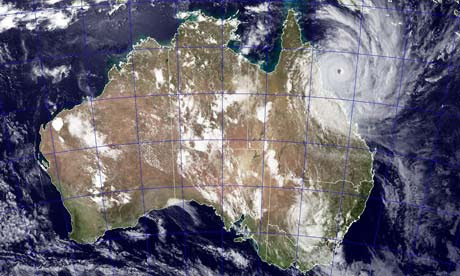 Satellite Images Of Queensland Floods. the size of Queensland.