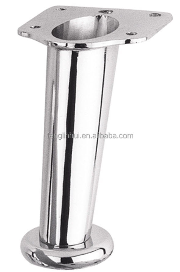 Sloped Zinc Metal Replacement Lowes Sofa Legs Chrome ... Sloped Zinc Metal Re